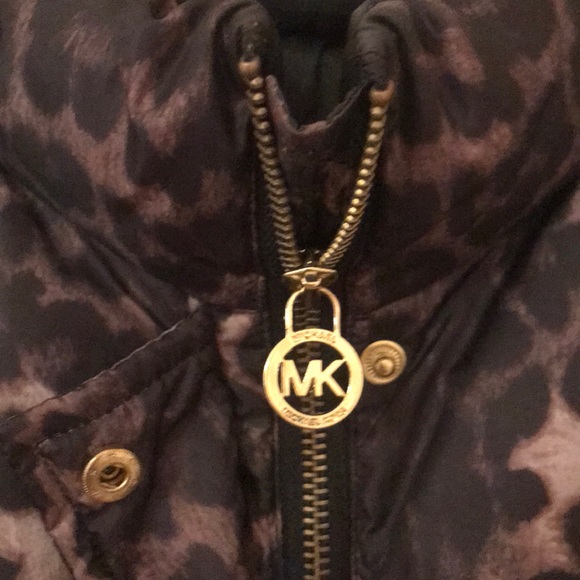 Michael Kors leopard goose down vest - Picture 2 of 3